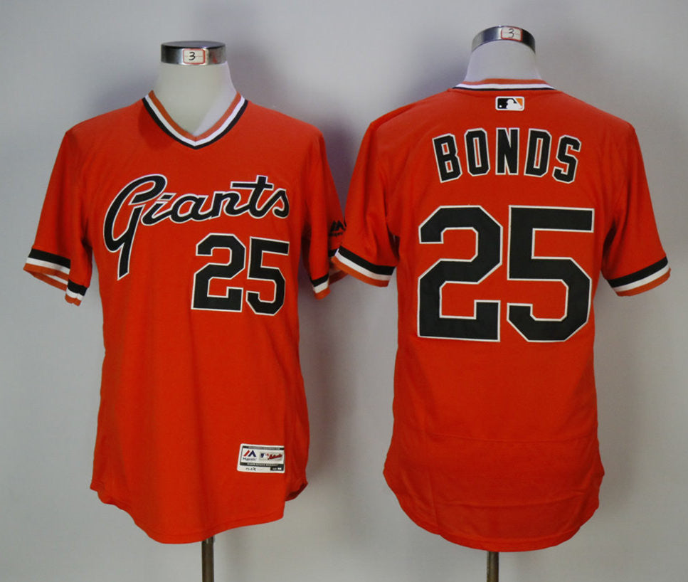 Barry Bonds San Francisco Giants orange jersey