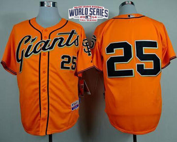 Barry Bonds San Francisco Giants orange Alternate jersey