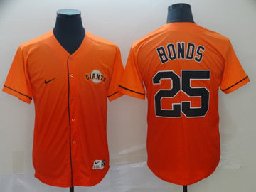 Barry Bonds San Francisco Giants orange Fashion jersey