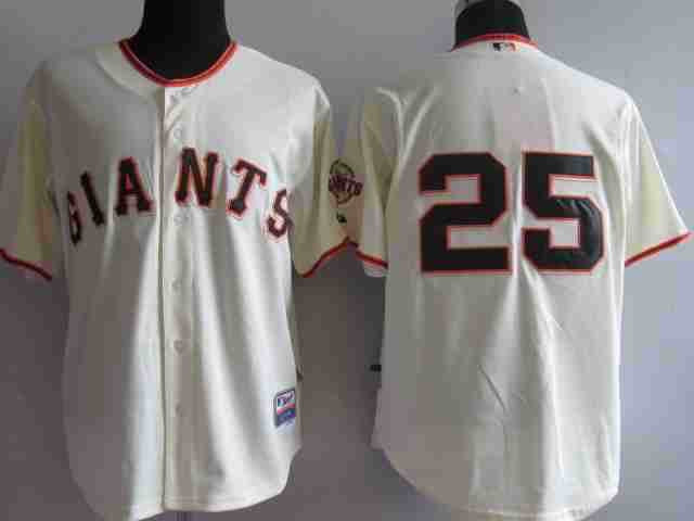 Barry Bonds San Francisco Giants white jersey