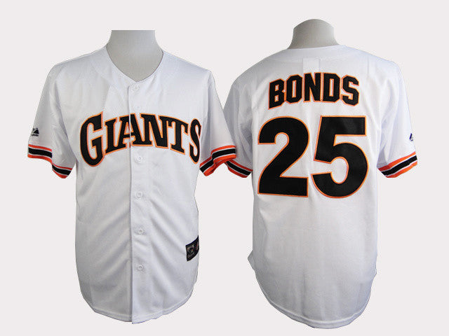 Bonds San Francisco Giants white jersey