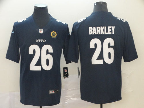 Saquon Barkley New York Giants navy Vapor jersey