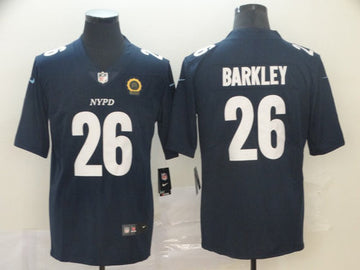 Saquon Barkley New York Giants navy Vapor jersey