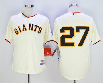 Juan Marichal San Francisco Giants cream jersey