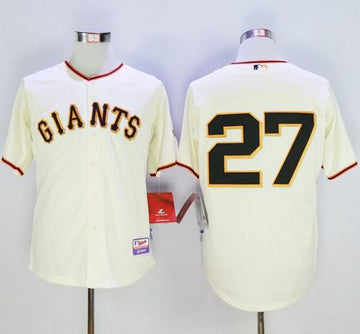 Juan Marichal San Francisco Giants cream jersey