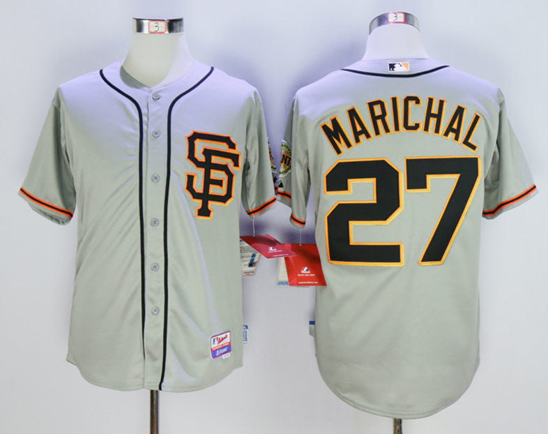 Juan Marichal San Francisco Giants grey jersey
