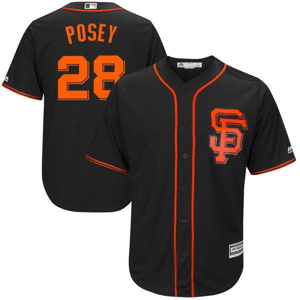Buster Posey San Francisco Giants black Alternate jersey