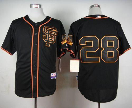 Buster Posey San Francisco Giants black Alternate jersey