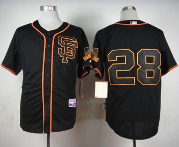 Buster Posey San Francisco Giants black Alternate jersey
