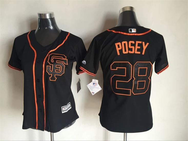 Buster Posey San Francisco Giants black Alternate jersey