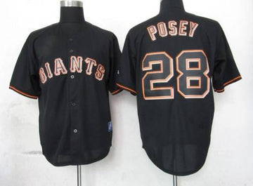 Buster Posey San Francisco Giants black Fashion jersey
