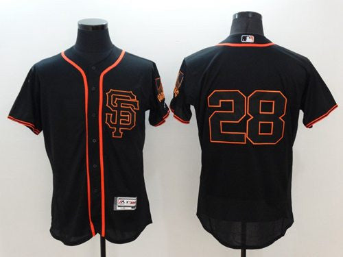 Buster Posey San Francisco Giants black Alternate jersey