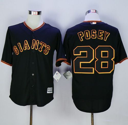 Buster Posey San Francisco Giants black Fashion jersey