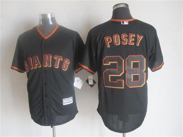 Buster Posey San Francisco Giants black jersey