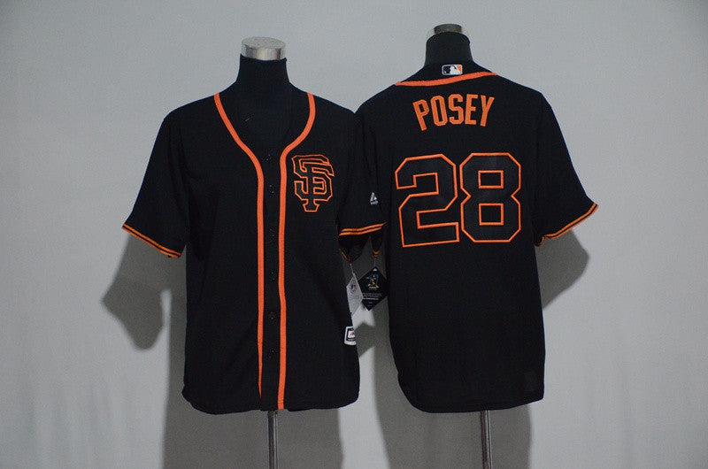 Buster Posey San Francisco Giants black jersey