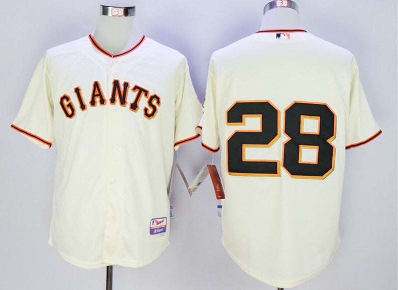 Buster Posey San Francisco Giants cream jersey