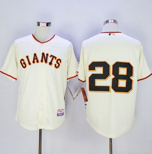 Buster Posey San Francisco Giants cream jersey