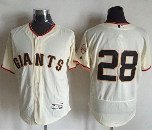 Buster Posey San Francisco Giants cream Authentic jersey