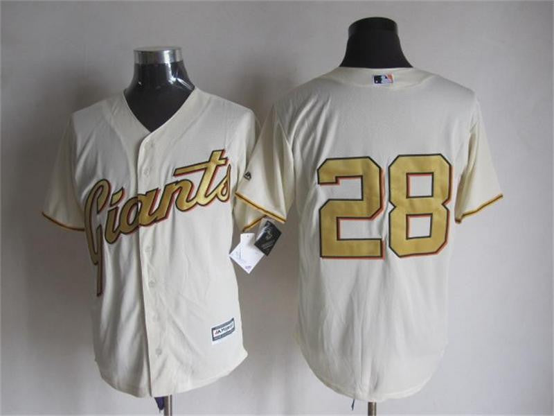 Buster Posey San Francisco Giants cream jersey