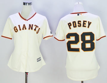 Buster Posey San Francisco Giants cream jersey