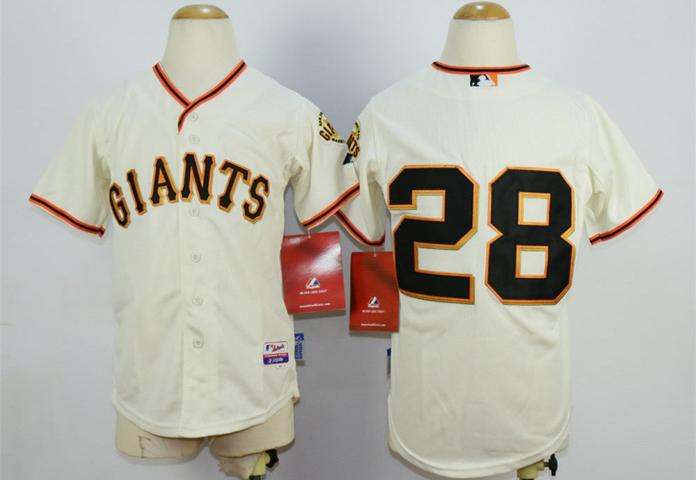 Buster Posey San Francisco Giants cream jersey