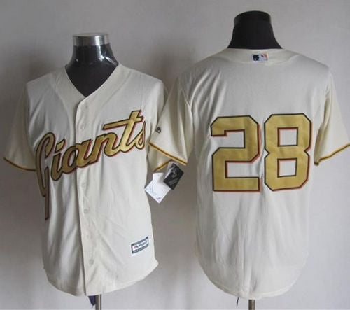 Buster Posey San Francisco Giants cream jersey
