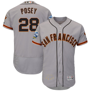 Buster Posey San Francisco Giants grey All-Star jersey