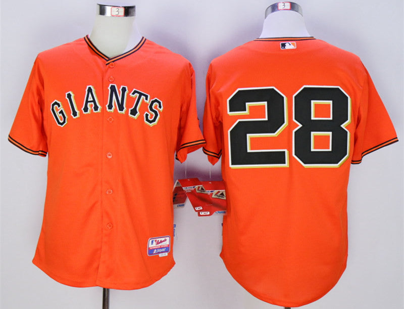 Buster Posey San Francisco Giants orange jersey