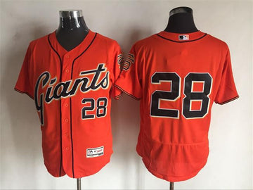 Buster Posey San Francisco Giants orange jersey