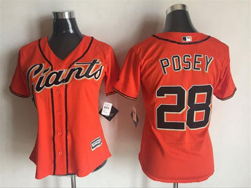 Buster Posey San Francisco Giants orange jersey
