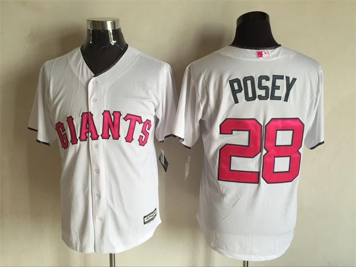 Buster Posey San Francisco Giants white jersey