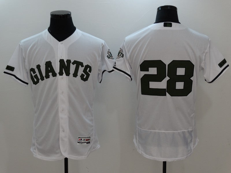 Buster Posey San Francisco Giants white jersey