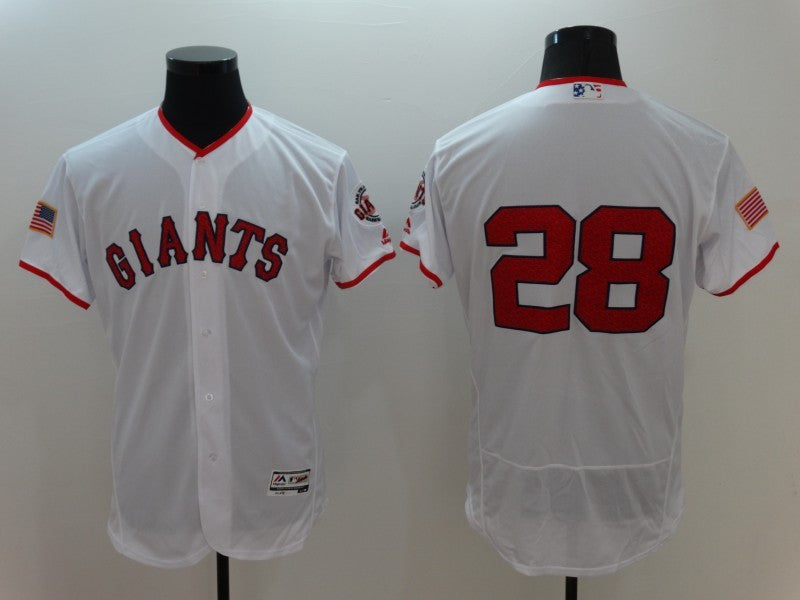 Buster Posey San Francisco Giants white Fashion jersey