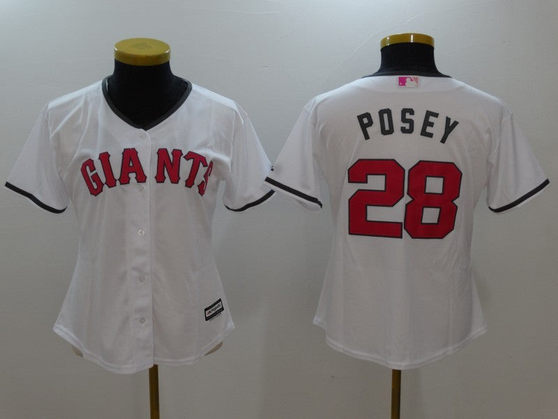 Buster Posey San Francisco Giants white jersey