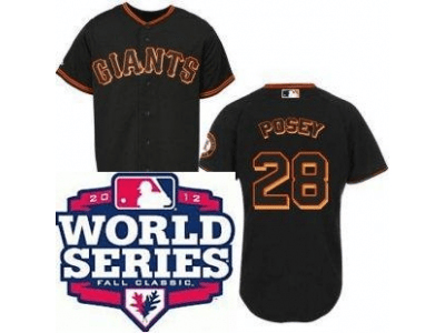 Posey San Francisco Giants black jersey