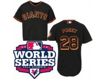 Posey San Francisco Giants black jersey