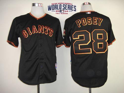 Posey San Francisco Giants black jersey