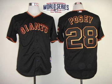 Posey San Francisco Giants black jersey
