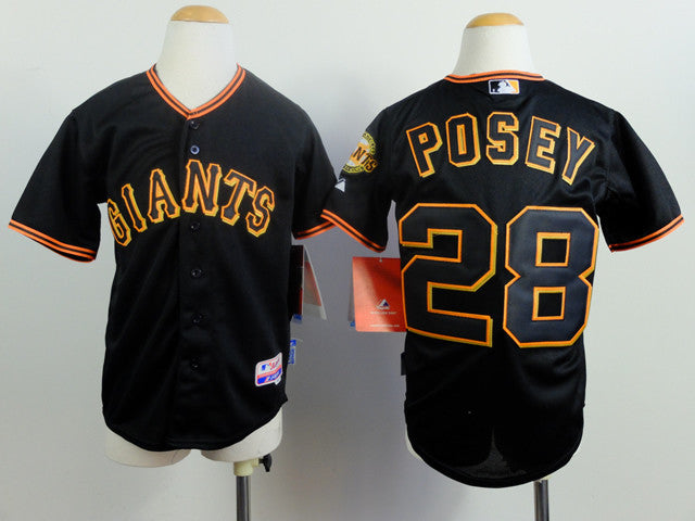 Posey San Francisco Giants black jersey