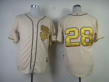 Posey San Francisco Giants cream jersey