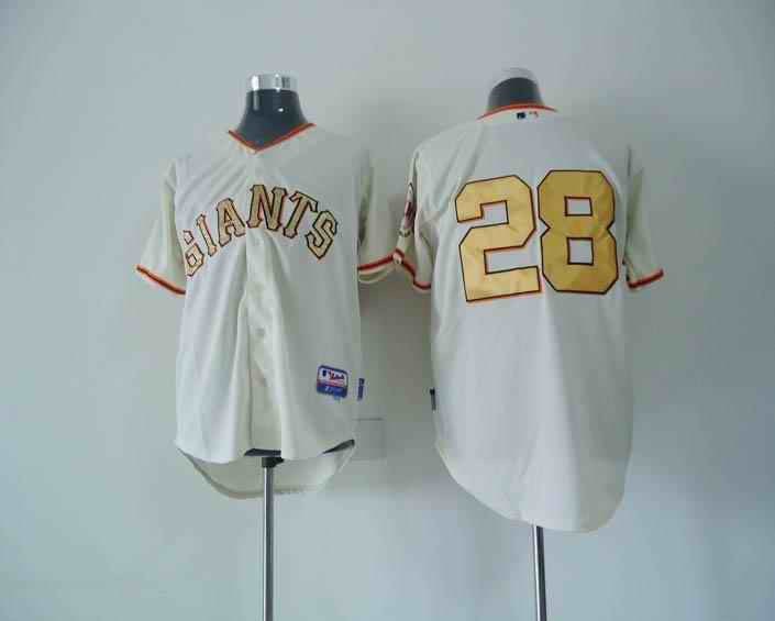 Posey San Francisco Giants cream jersey