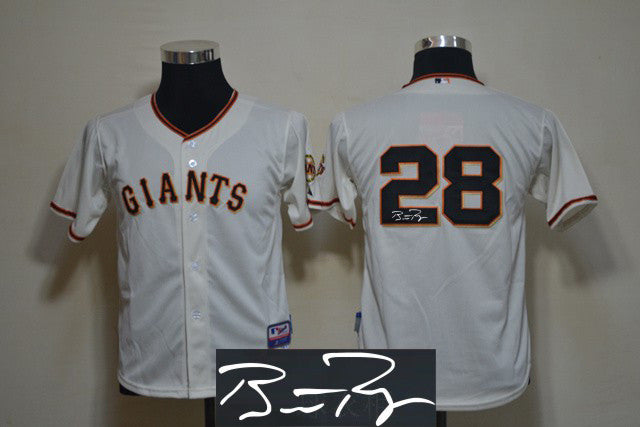 Posey San Francisco Giants cream jersey