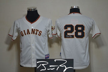 Posey San Francisco Giants cream jersey