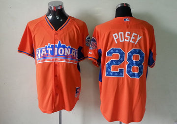 Posey San Francisco Giants orange jersey