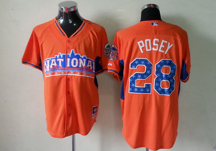 Posey San Francisco Giants orange jersey