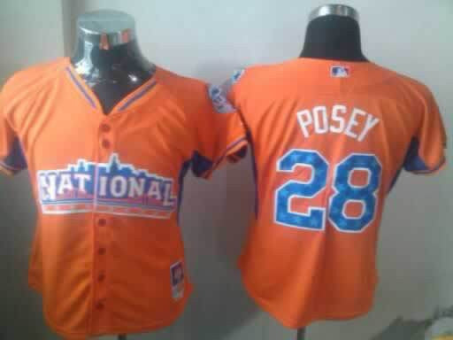 Posey San Francisco Giants orange jersey