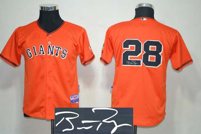 Posey San Francisco Giants orange jersey