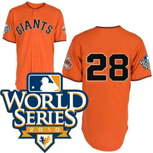 Posey San Francisco Giants orange jersey