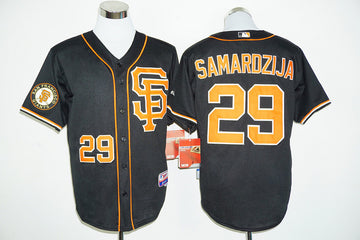 Jeff Samardzija San Francisco Giants black jersey