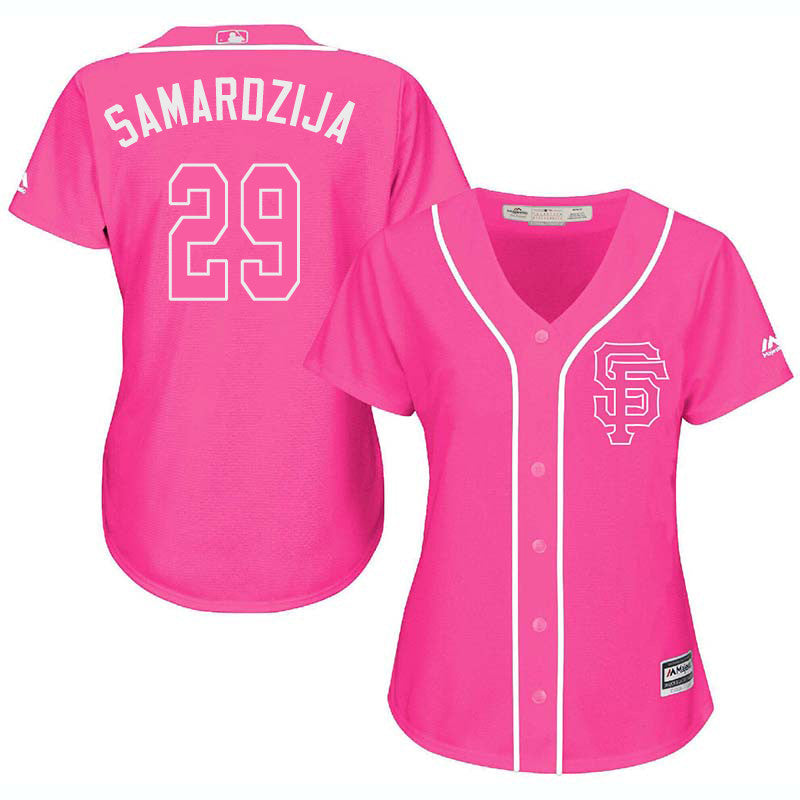 Jeff Samardzija San Francisco Giants pink jersey